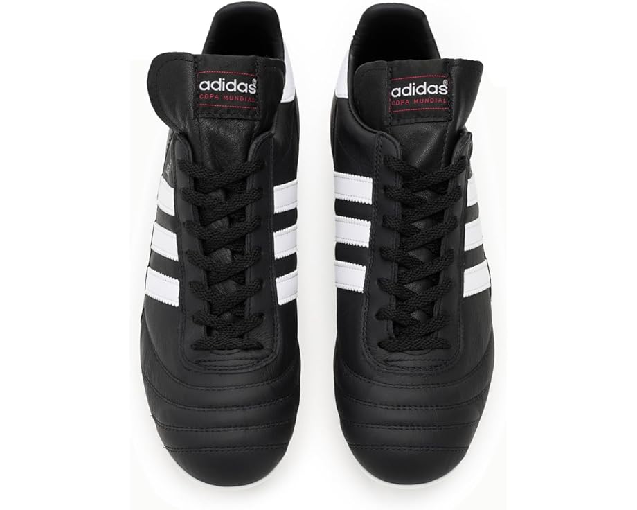 Мужские бутсы для твердого грунта Adidas Copa Mundial, White/Black/Gold Metallic — фото 2