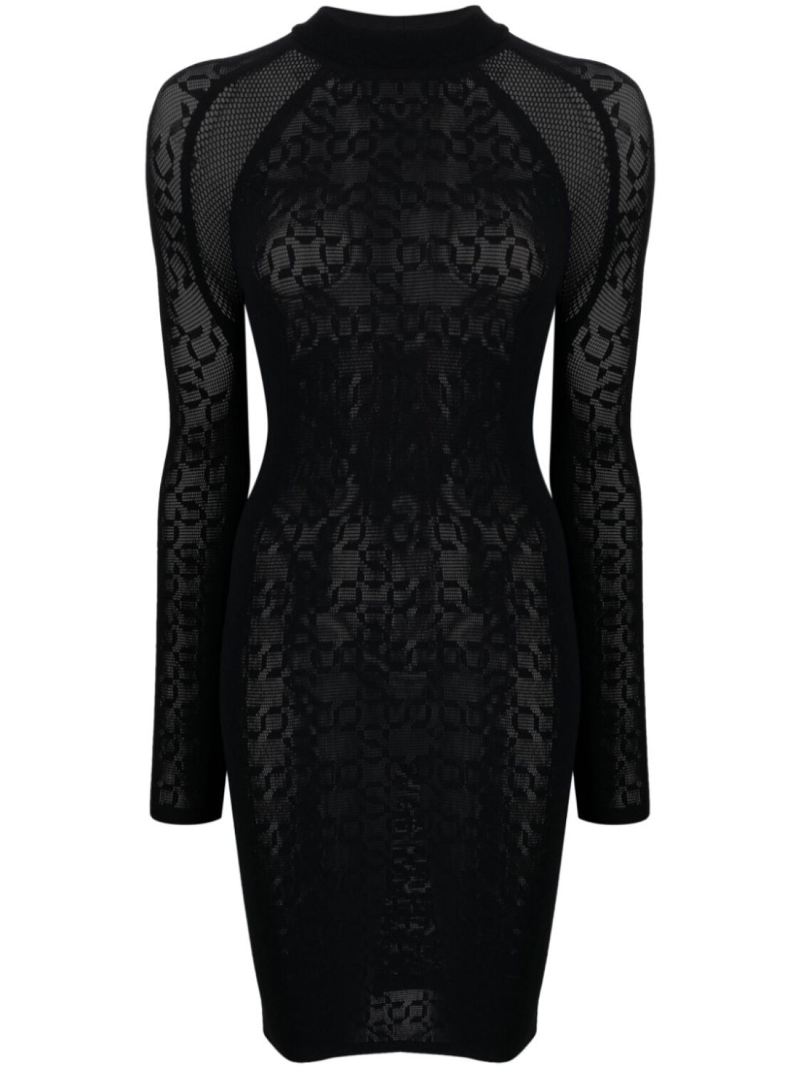 

Wolford полупрозрачное платье из коллаборации с Simkhai, черный