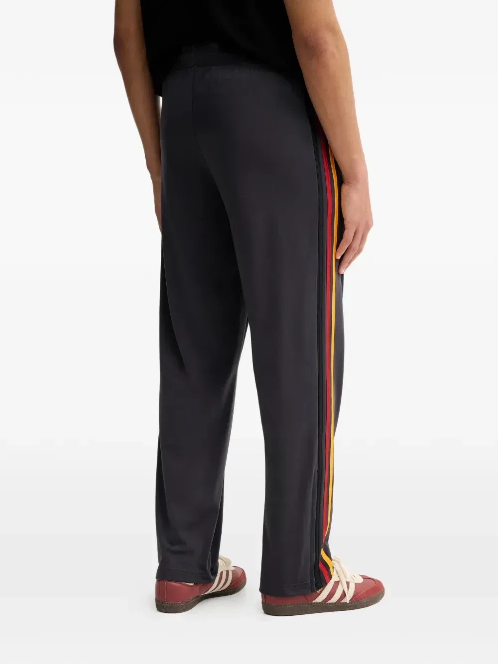 Спортивные штаны Firebird с боковыми полосками Adidas, серый — фото 3