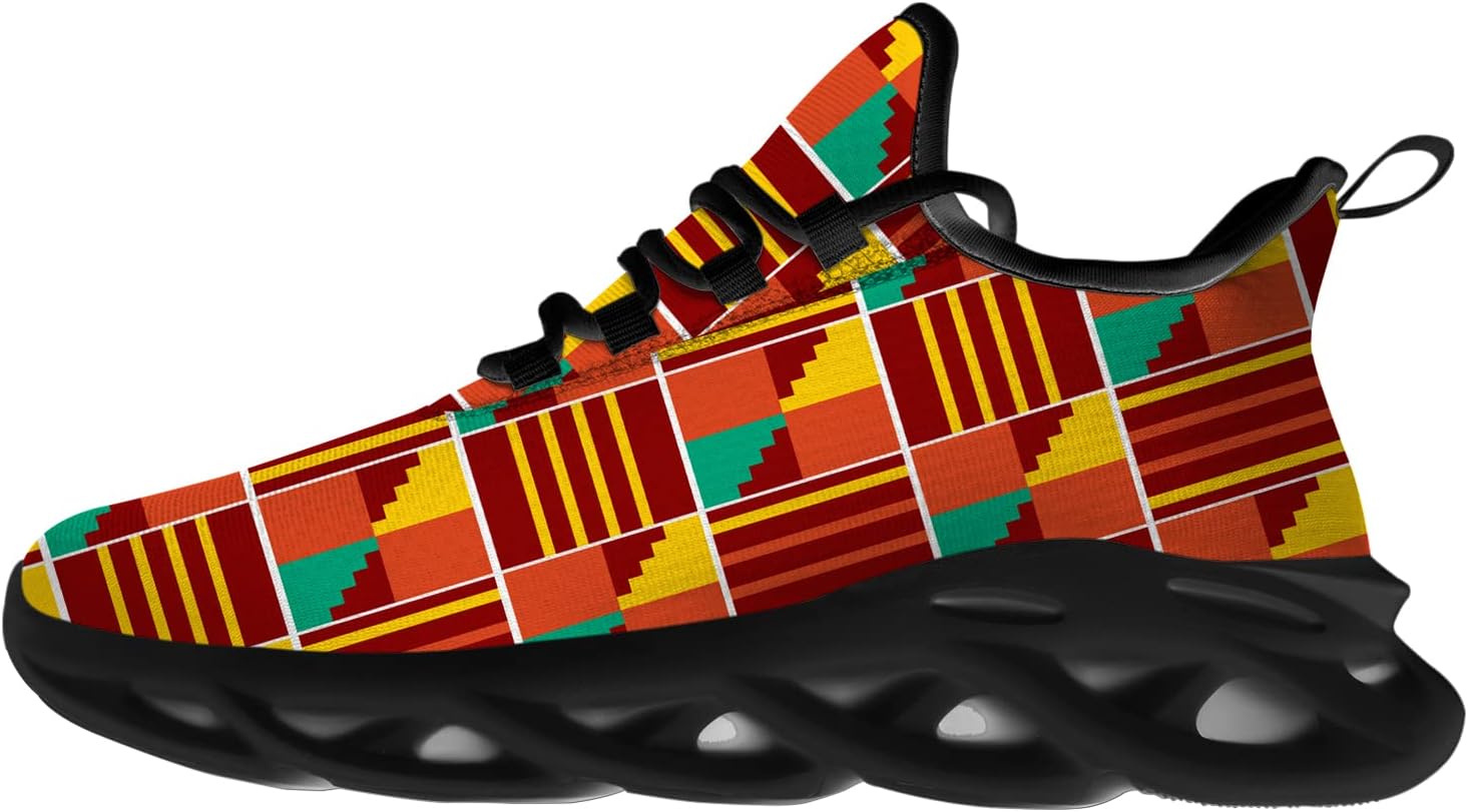 

Кроссовки Ciadoon Kente для мужчин и женщин, дорожные беговые кроссовки, противоскользящие прогулочные и теннисные кроссовки, кросс-тренеры, подарки для мальчиков и девочек, Multicolor