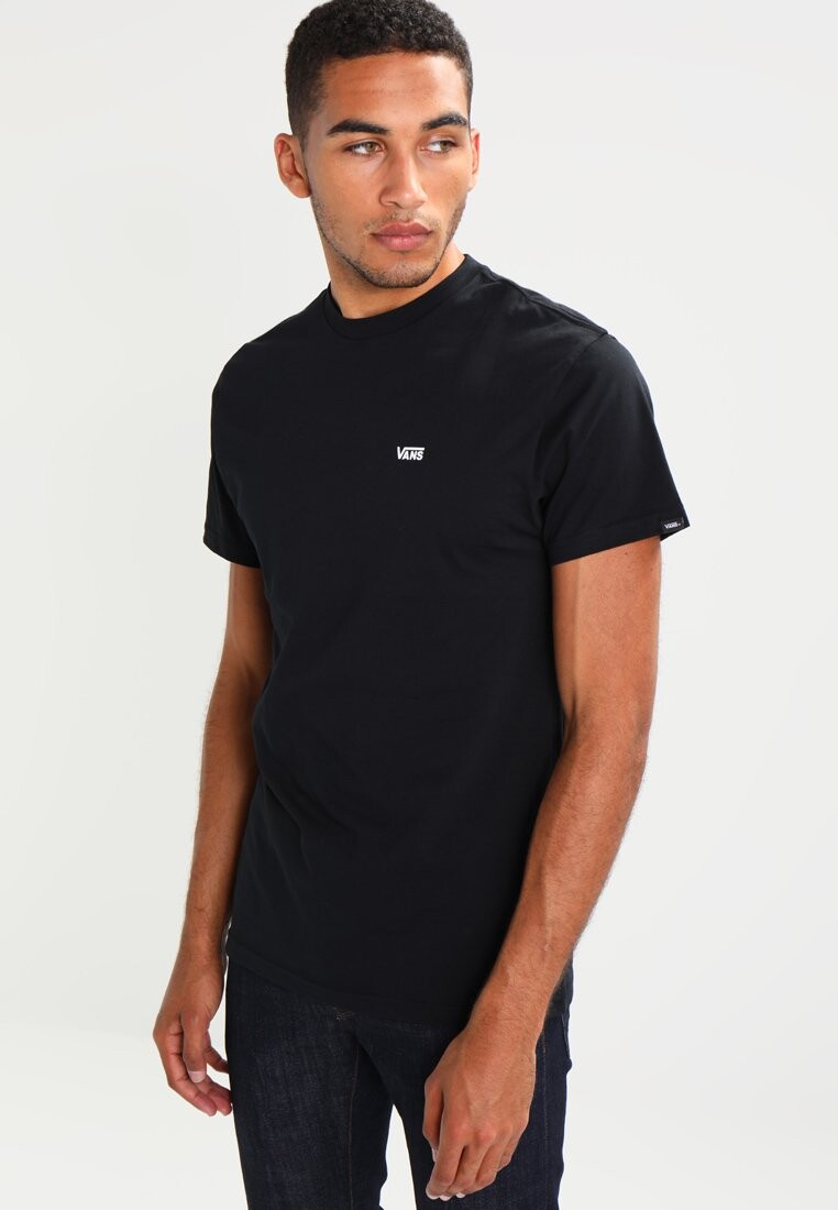 

Базовая футболка Left Chest Logo Tee Vans, черный