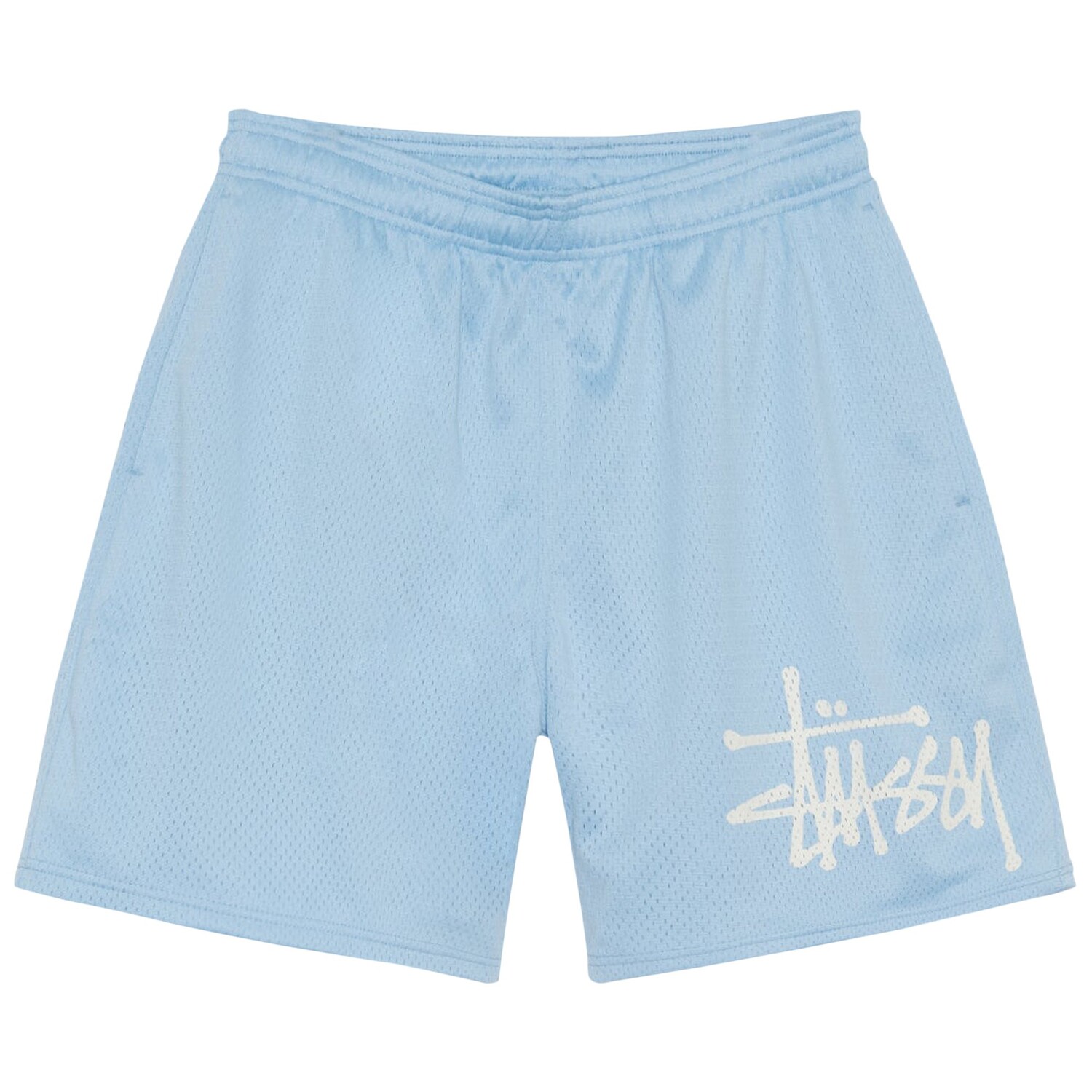 

Шорты в сетку Stussy Big Basic, цвет Французский синий