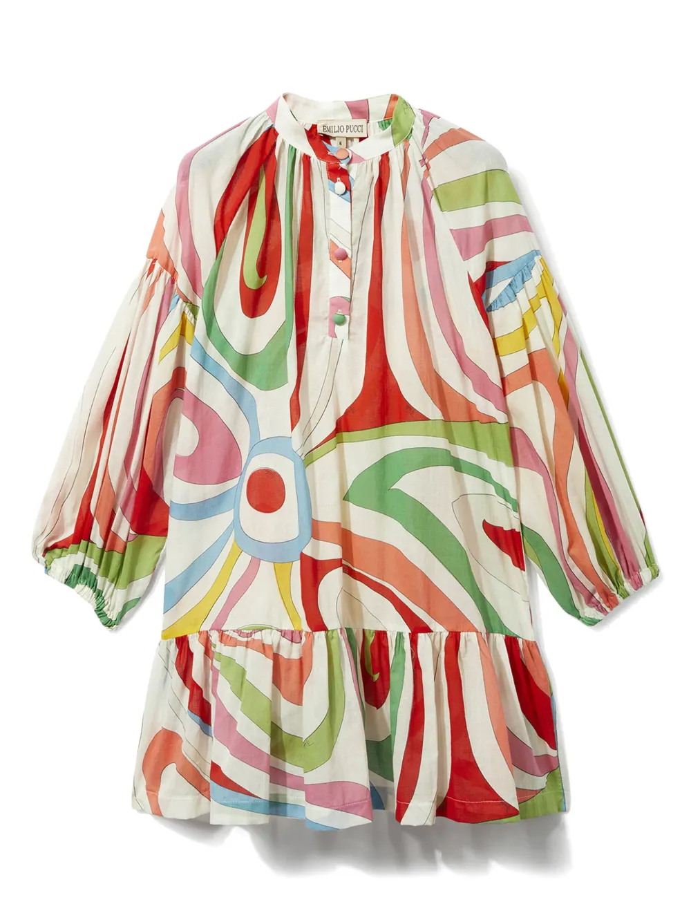 

Платье с принтом Marmo PUCCI Junior, белый