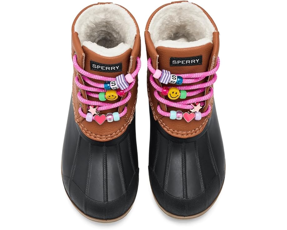 Детские ботинки Sperry Port Boot (Little Kid/Big Kid) Sperry Kids, Black — фото 2