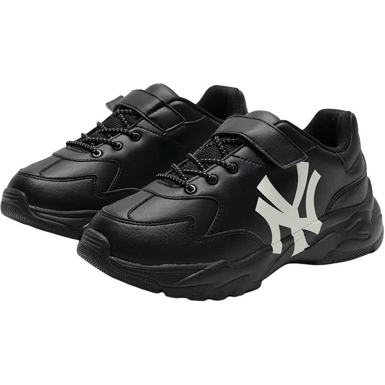 Кроссовки Chunky Low Top для детей MLB черные — фото 4