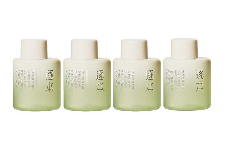 ZHUBEN Пробник очищающего масла Qinghuan Water Radiant Jade Touch Free Morning Honey, 30 мл, Water-based cleansing oil 30ml — фото 3