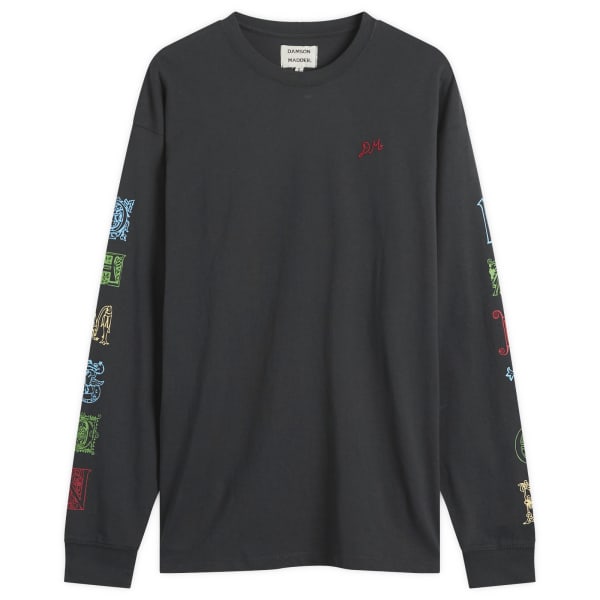 

Футболка с длинным рукавом «Зимнее солнцестояние» Damson Madder, Charcoal