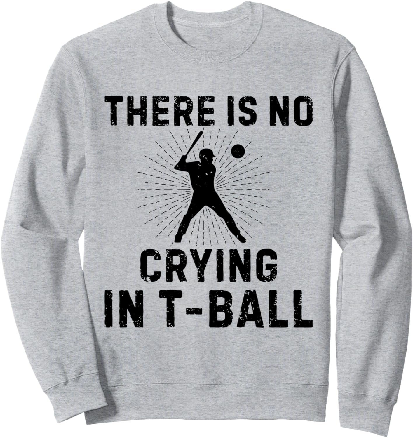 

Футболка с надписью «Игра в ти-бол» - Игрок в ти-бол - В ти-бол не плачут Funny Tee-Ball Quotes Tee-Ball Player, серый