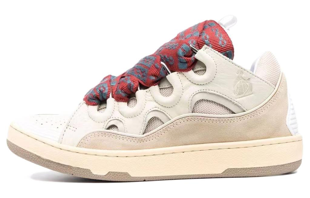 Lanvin Стильные женские кроссовки Curb Low Top, светло-коричневые