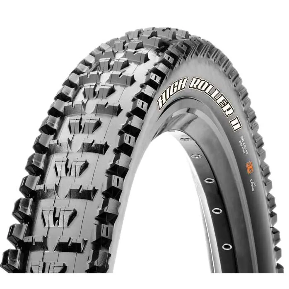 

Шина для горного велосипеда Maxxis High Roller II 3CT/DD/TR 120 TPI Tubeless 29´´ x 2.50, черный