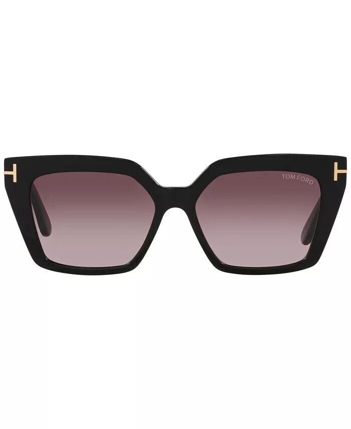 Женские солнцезащитные очки Winona, зеркальные TR001637 Tom Ford, черный — фото 3