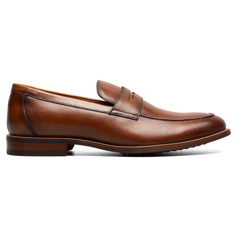 Туфли мокасины с мокасинным носом Rucci Florsheim, cognac — фото 2