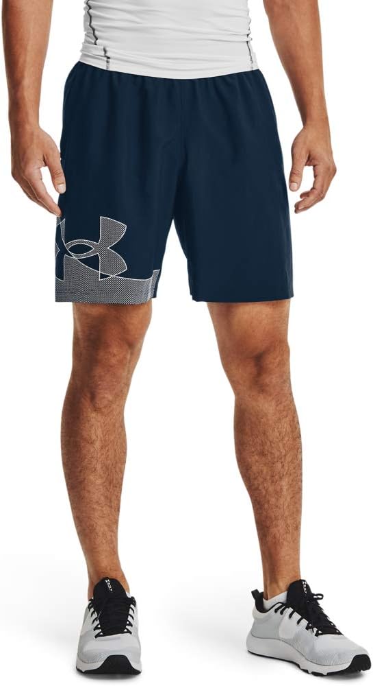 

Under Armour мужские шорты Woven Graphic, Academy Blue (408)/White