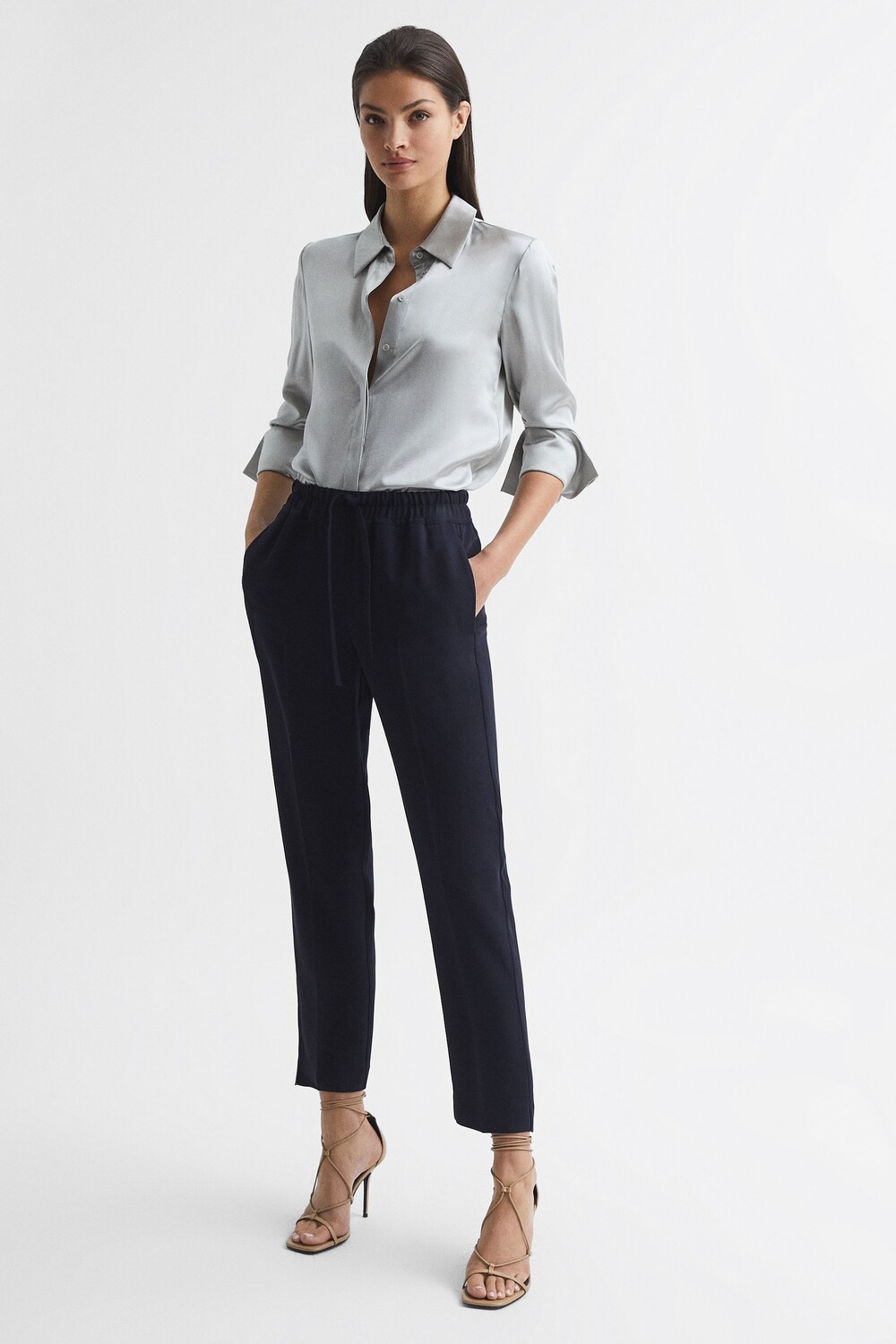 

Брюки Hailey без застежки Reiss, синий