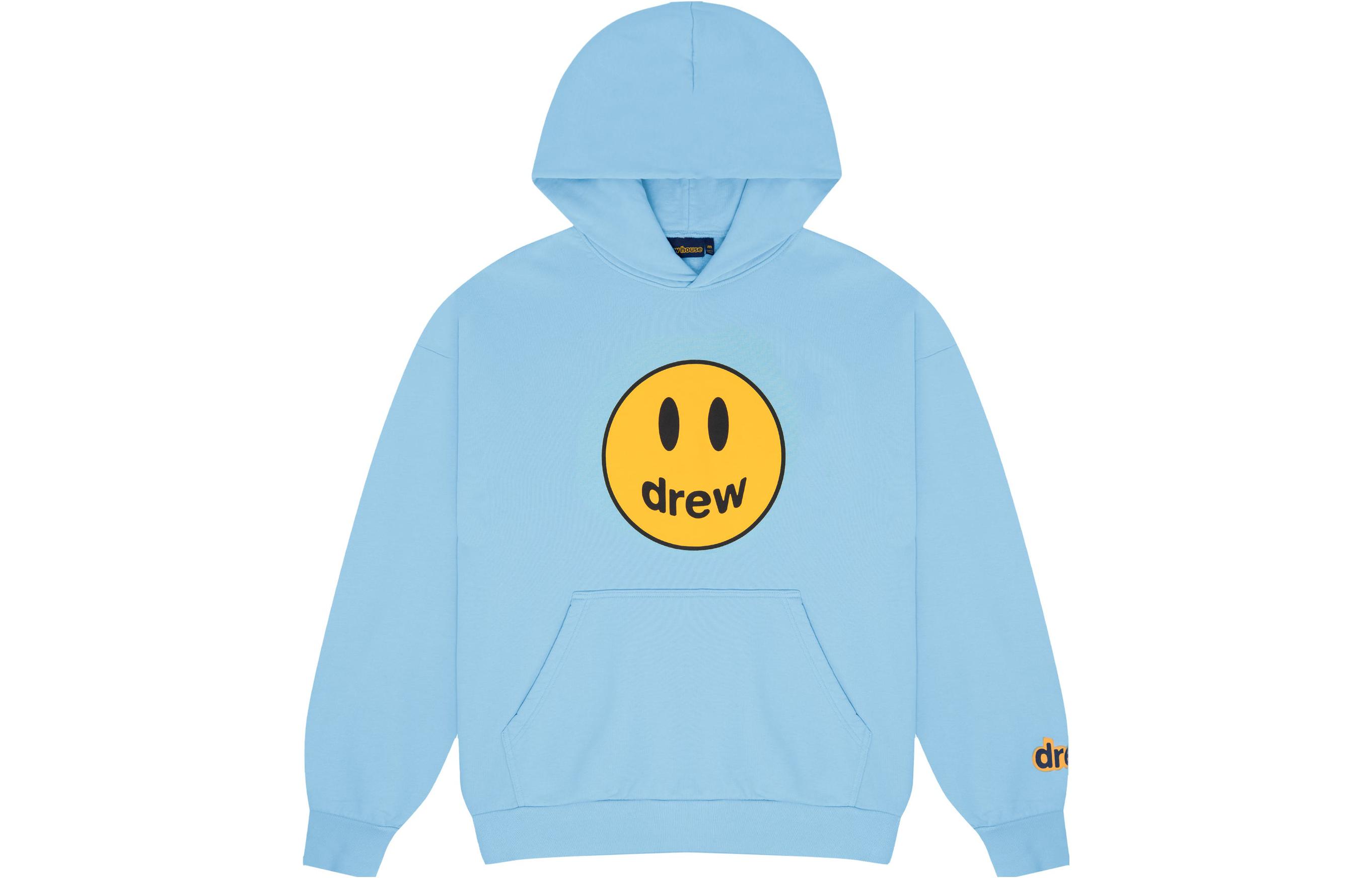 

Толстовка с капюшоном-талисманом Drew House, Pacific Blue/Pacific Blue
