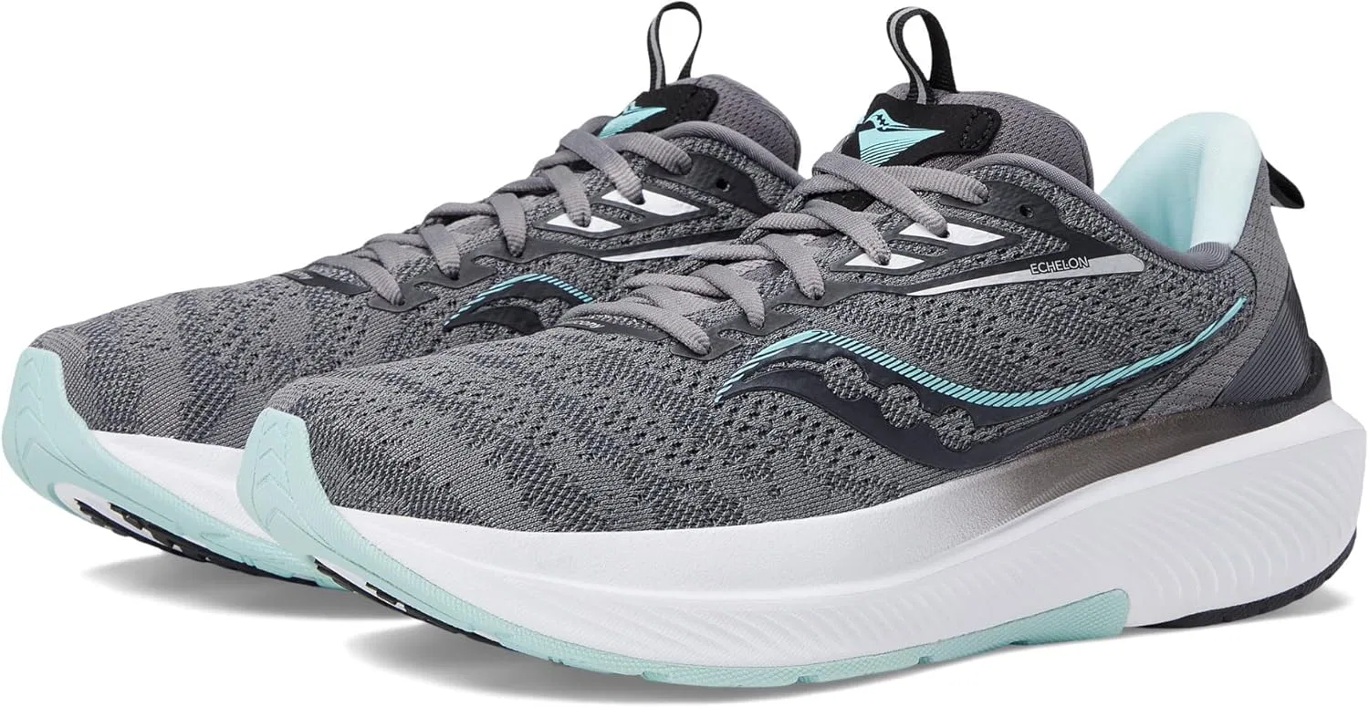 Мужские беговые кроссовки Saucony Echelon 9, Anthracite Ice — фото 2