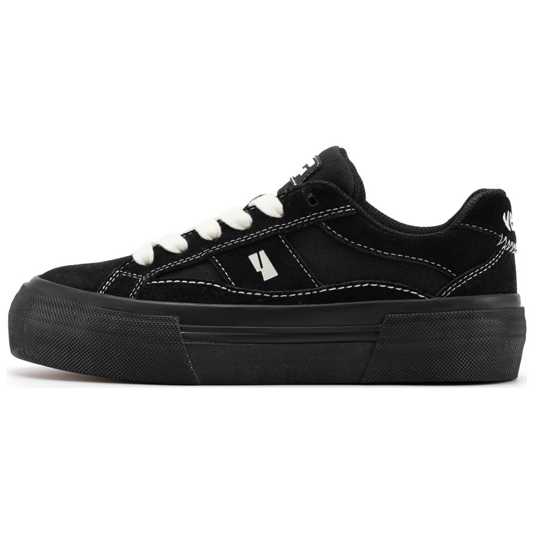 

Кроссовки VEEMES Skateboarding Shoes Unisex Low-top Black, черный