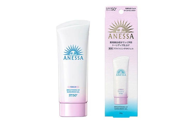 

ANESSA ANRESHA яркий белый солнцезащитный лосьон с UV-защитой увлажняющий 90г