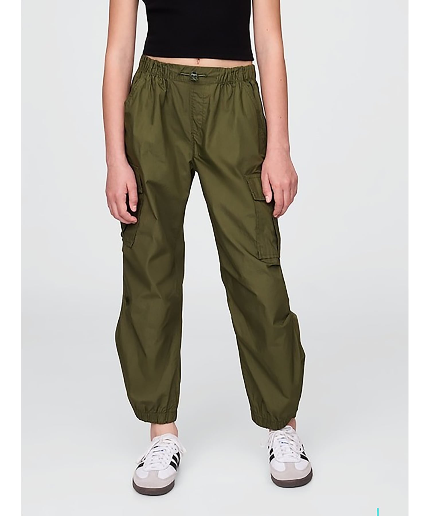 (K) Легкоходные парашютные брюки Easy Cargo (детские) GAP, ARMY_JACKET_GREEN
