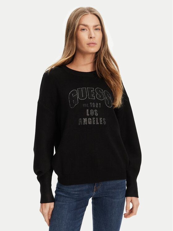 

Свитер regular fit W5YR26 Z26I2 Guess, чёрный