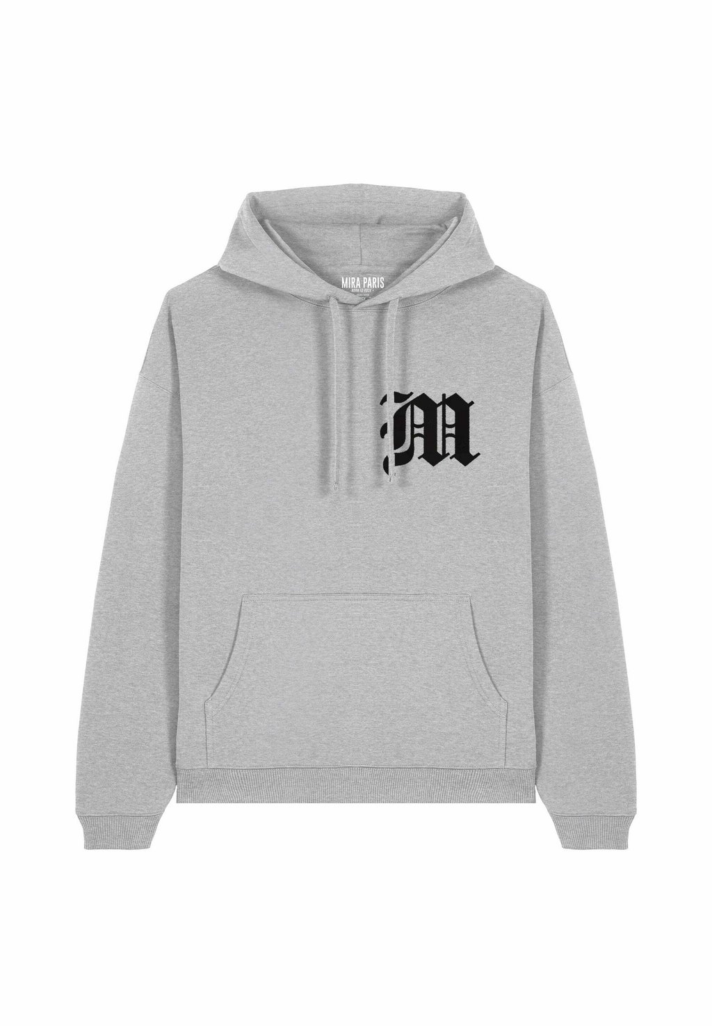 

Толстовка с капюшоном M GOTHIC EMBROIDERY UNISEX - Sweatshirt Mira Paris, серый