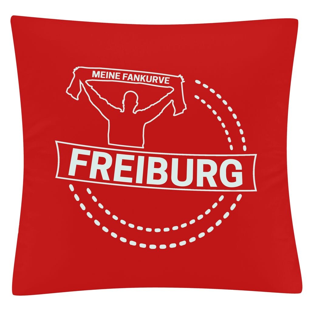 

Чехол на подушку multifanshop - Freiburg - My Fan Curve, красный, один размер