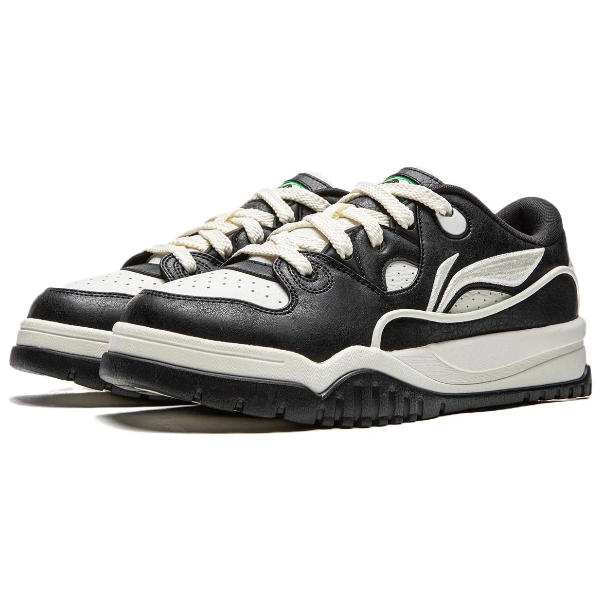 Кроссовки для скейтбординга Li-Ning Trendy Leap мужские черно-белые — фото 4