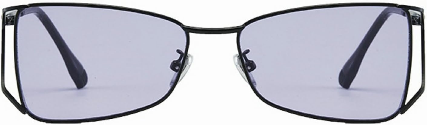 

Солнцезащитные очки Melrose в винтажном панк-стиле, прямоугольной формы, маленькая оправа, модные, класса люкс, защита от ультрафиолета UV400, модель OF12001, Black Blue