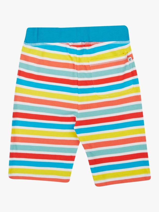 Детские шорты из органического хлопка Sunny в полоску Frugi, Multi — фото 3