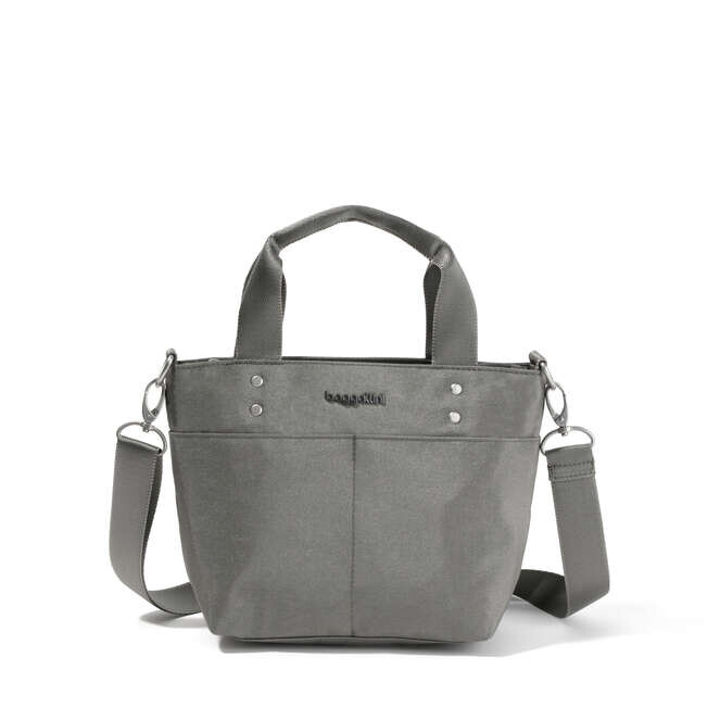 

Baggallini Женская мини-сумка-тоут, цвет Sterling Shimmer