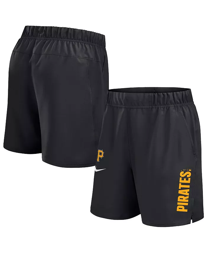 

Мужские черные шорты Pittsburgh Pirates Woven Victory Performance Nike
