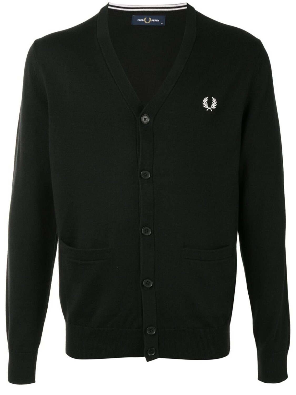 

Fred Perry кардиган с вышитым логотипом, синий