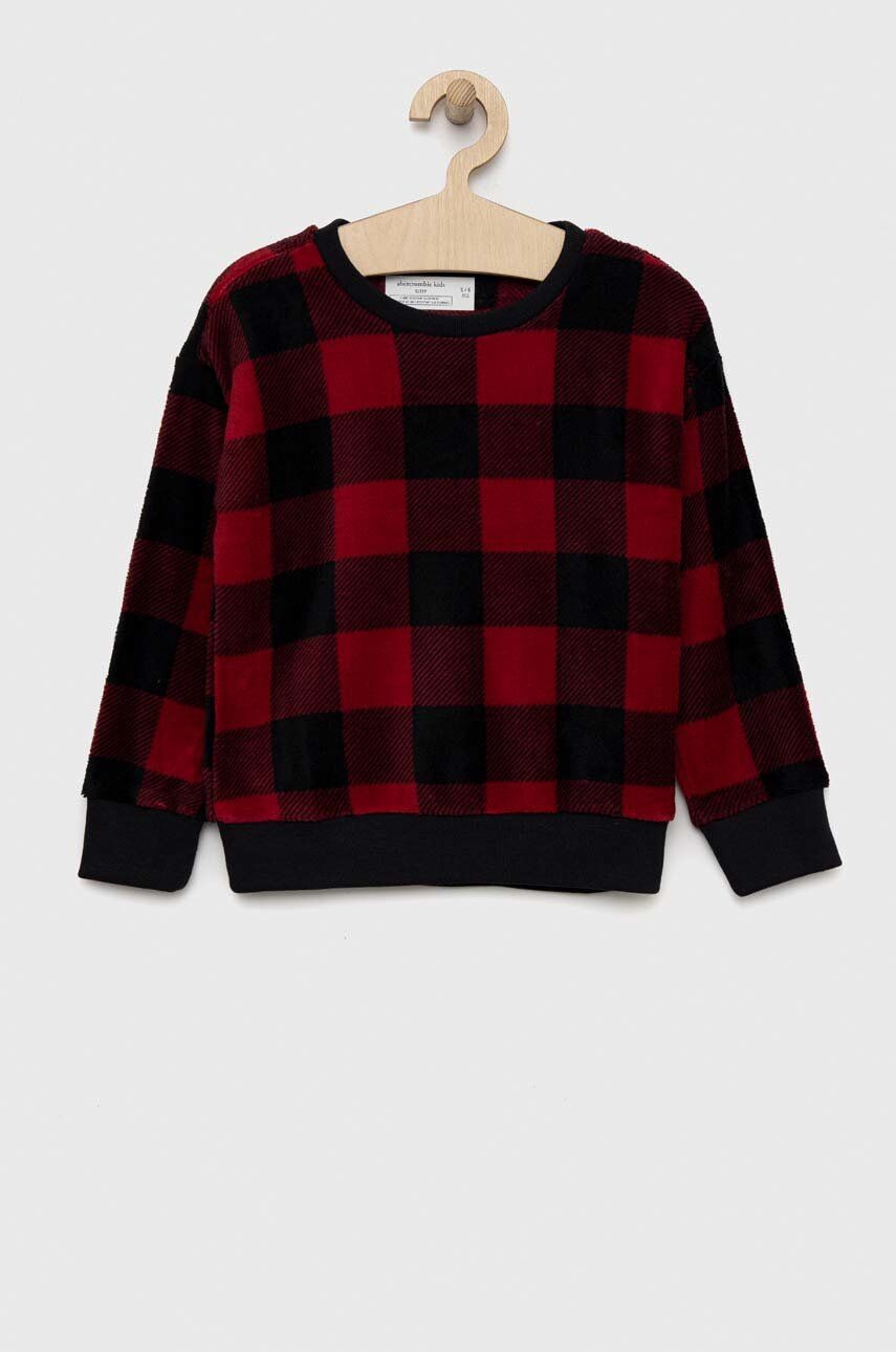 

Детская пижамная толстовка Abercrombie & Fitch, красный