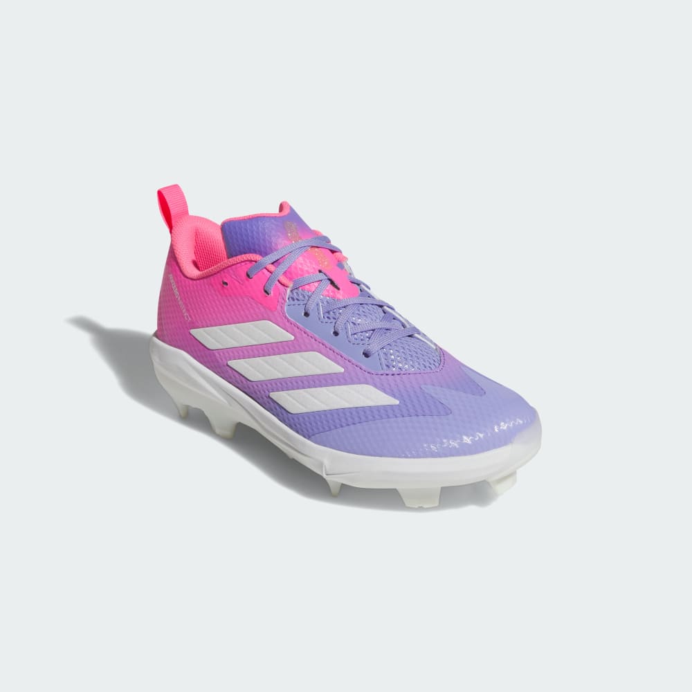 Бутсы Adidas Adizero Instinct 2.0 Candy TPU Cleats, цвет Lucid Pink/Cloud White/Light Purple — фото 4