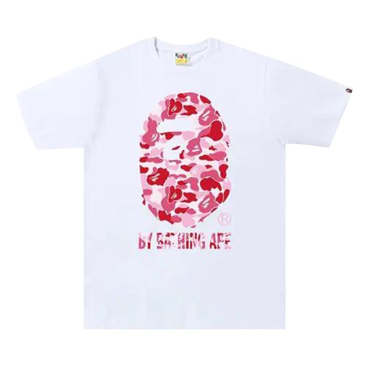 

Футболка BAPE ABC Camo College Tee, White/Pink