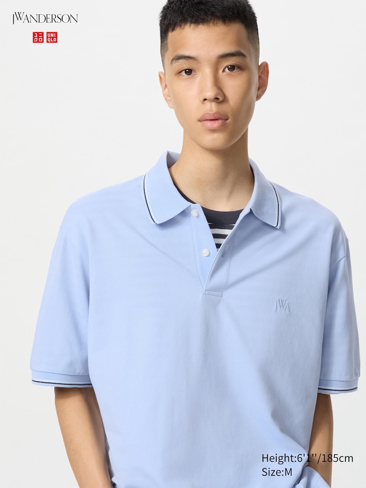 

Рубашка-Поло Uniqlo, цвет 62 синий