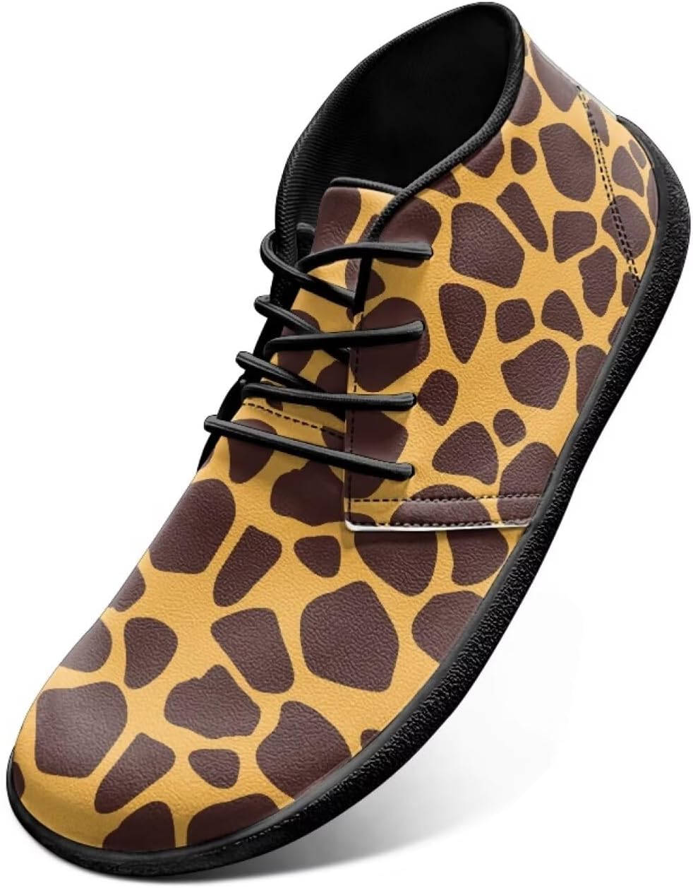 

Мужские прогулочные кроссовки Jeiento с принтом «рыбья чешуя», резиновой подошвой и нулевым перепадом высоты подошвы, Giraffe Spot