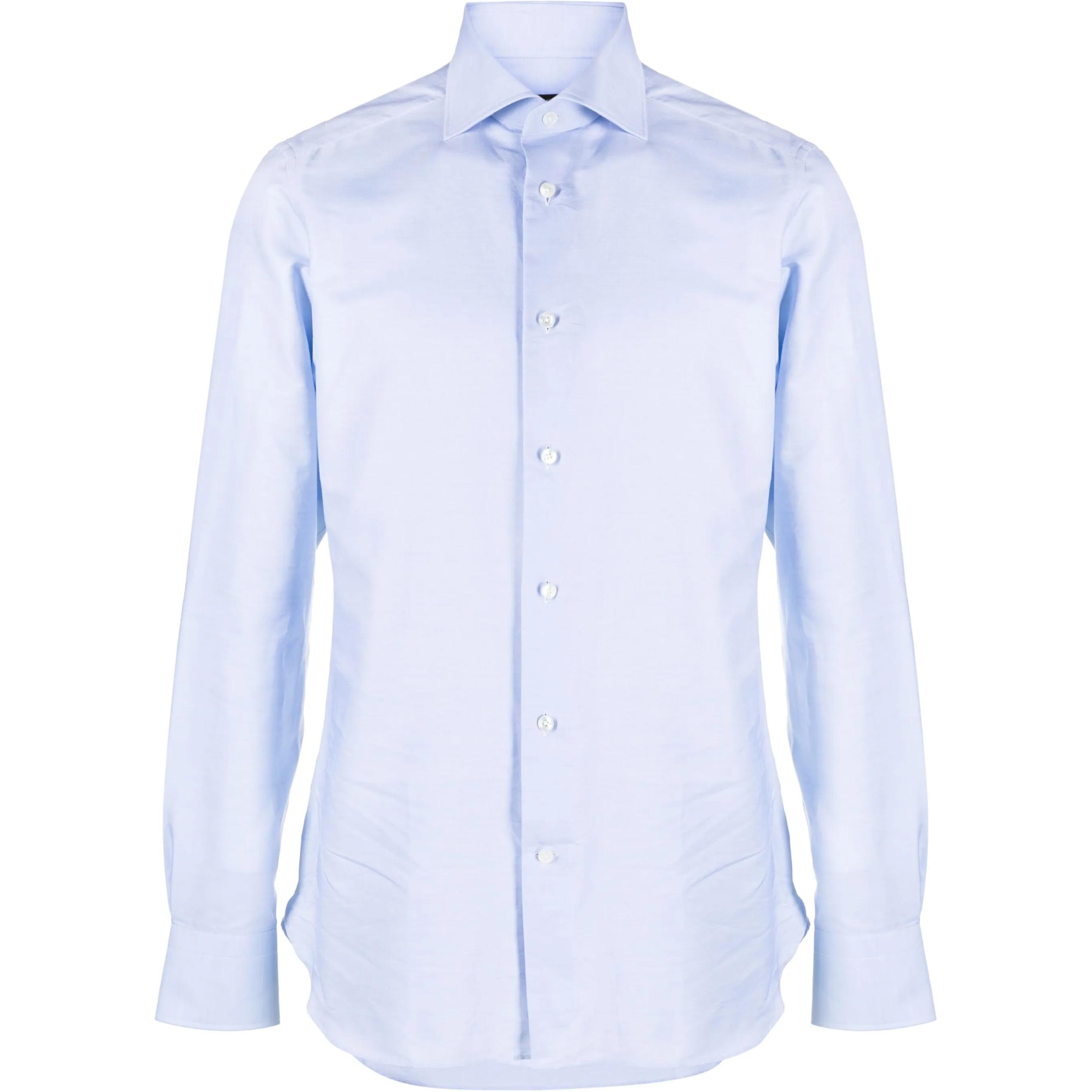 

Zegna Trofeo Cotton Shirt Ermenegildo Zegna, синий
