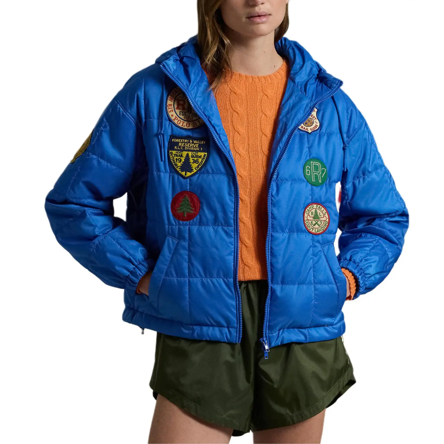 Polo Ralph Lauren Куртка FW24 Women's Bright Blue — фото 4