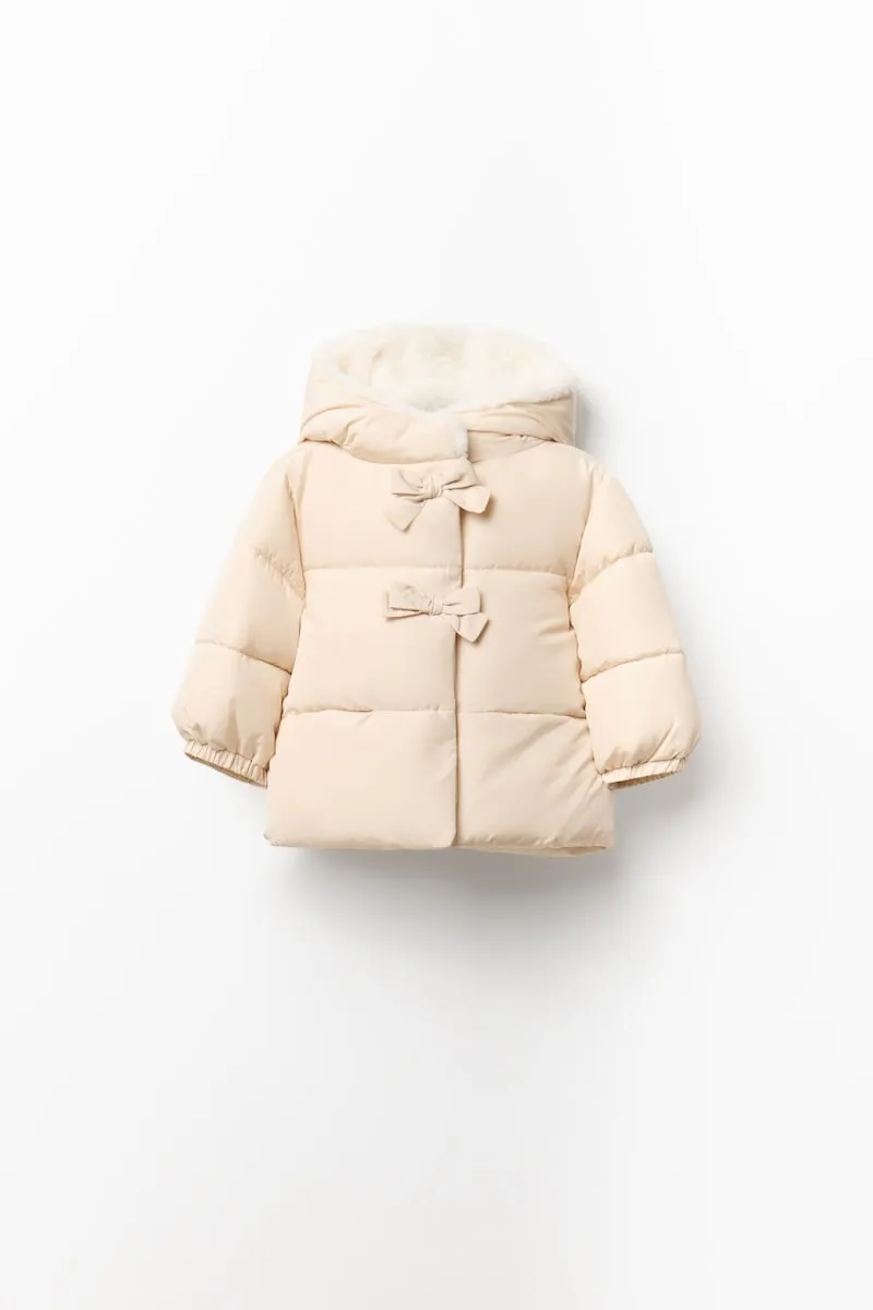 

Пальто с бантами Sfera, светло-бежевый