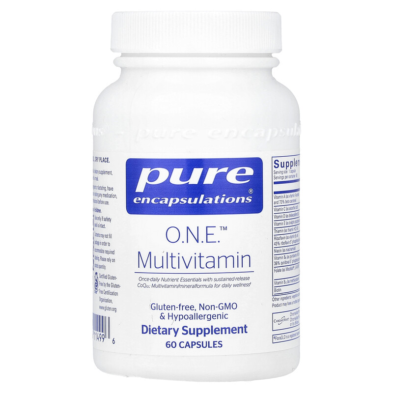 

Pure Encapsulations, ONE , мультивитамины, 60 капсул