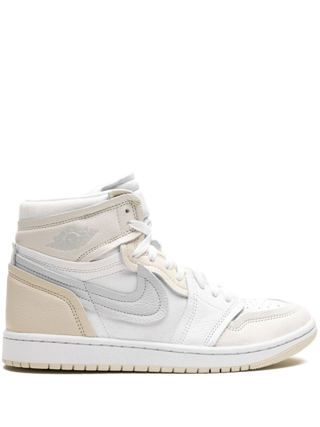 

Кроссовки Air 1 High Coconut Milk Jordan, бежевый