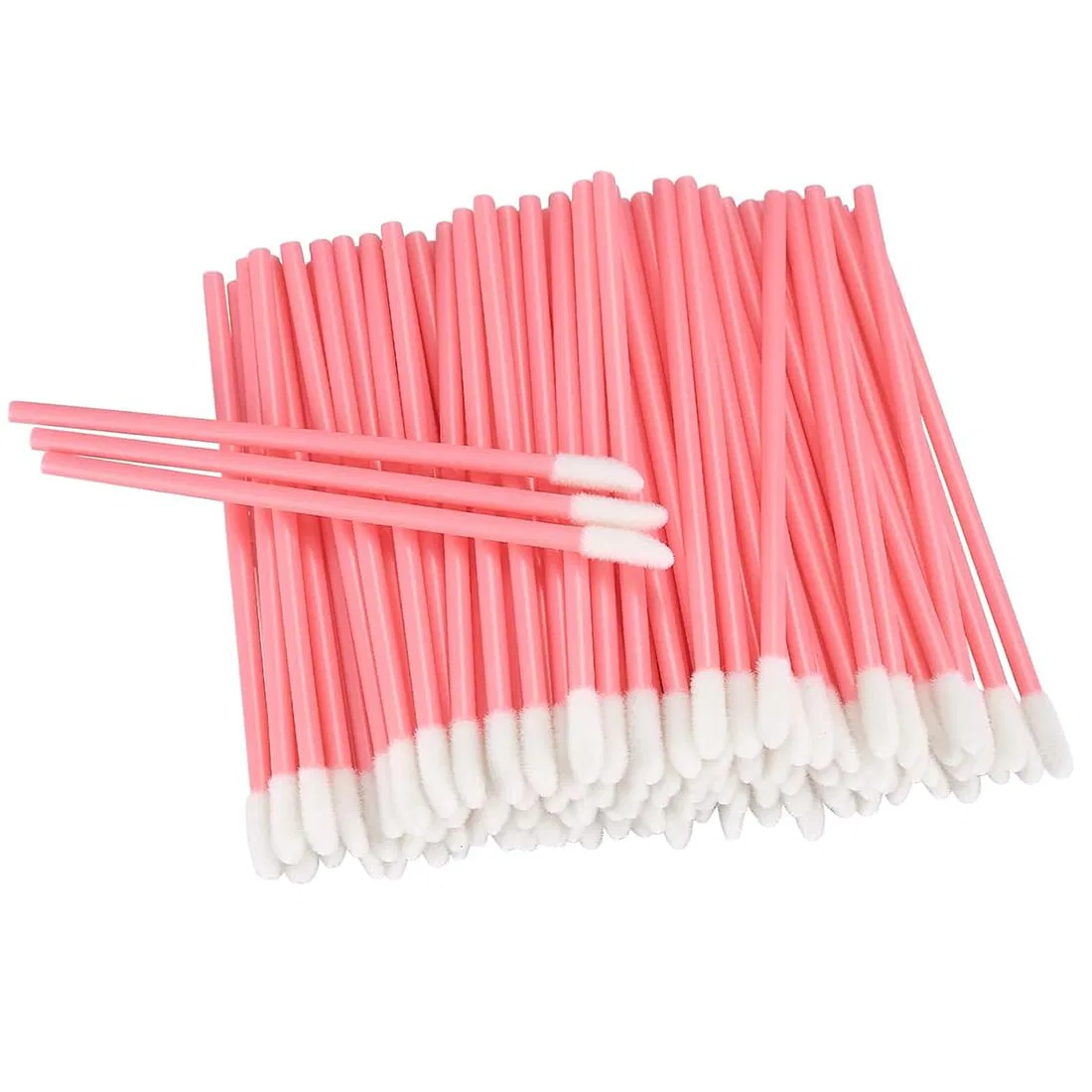 Набор из 100 одноразовых кистей для губ Viviihoo, Pink