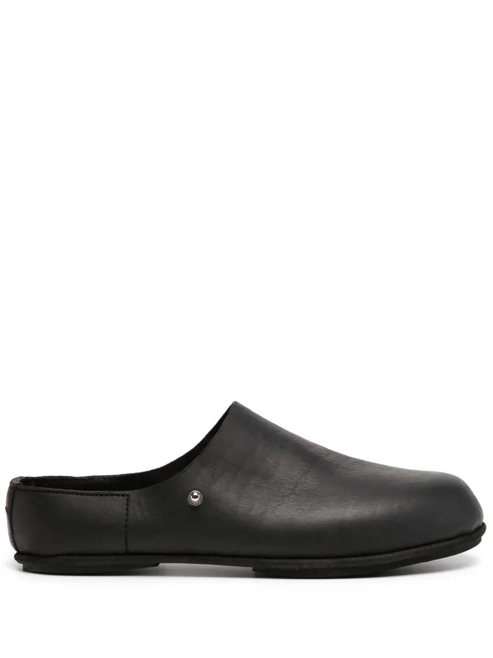 

Кожаные мюли Guidi, черный