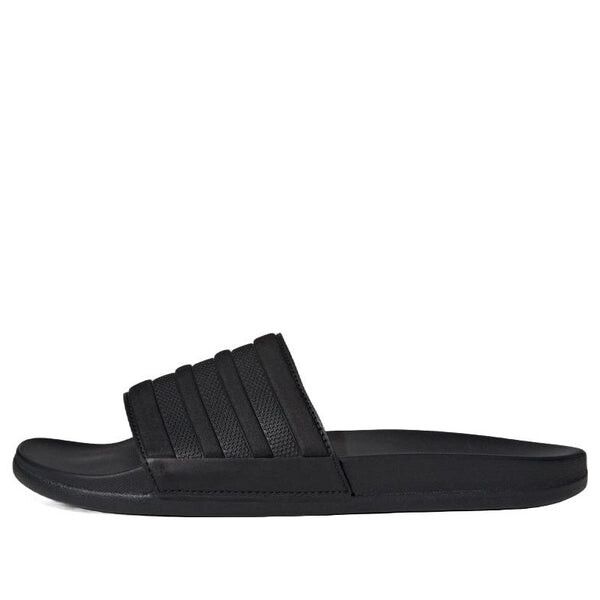 

Тапочки adilette comfort slides 'triple black' Adidas, черный
