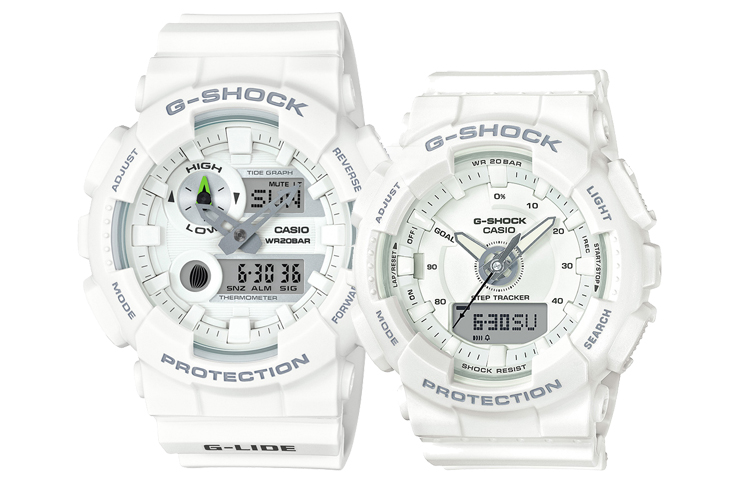 

G-SHOCK Часы Quartz Movement Resin Strap Watch Unisex White Dial
