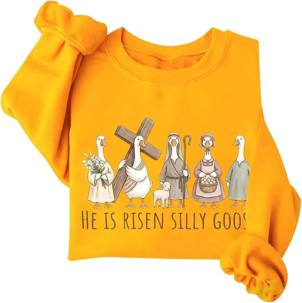 

Толстовка He Is Risen Silly Goose с длинным рукавом PZJUS