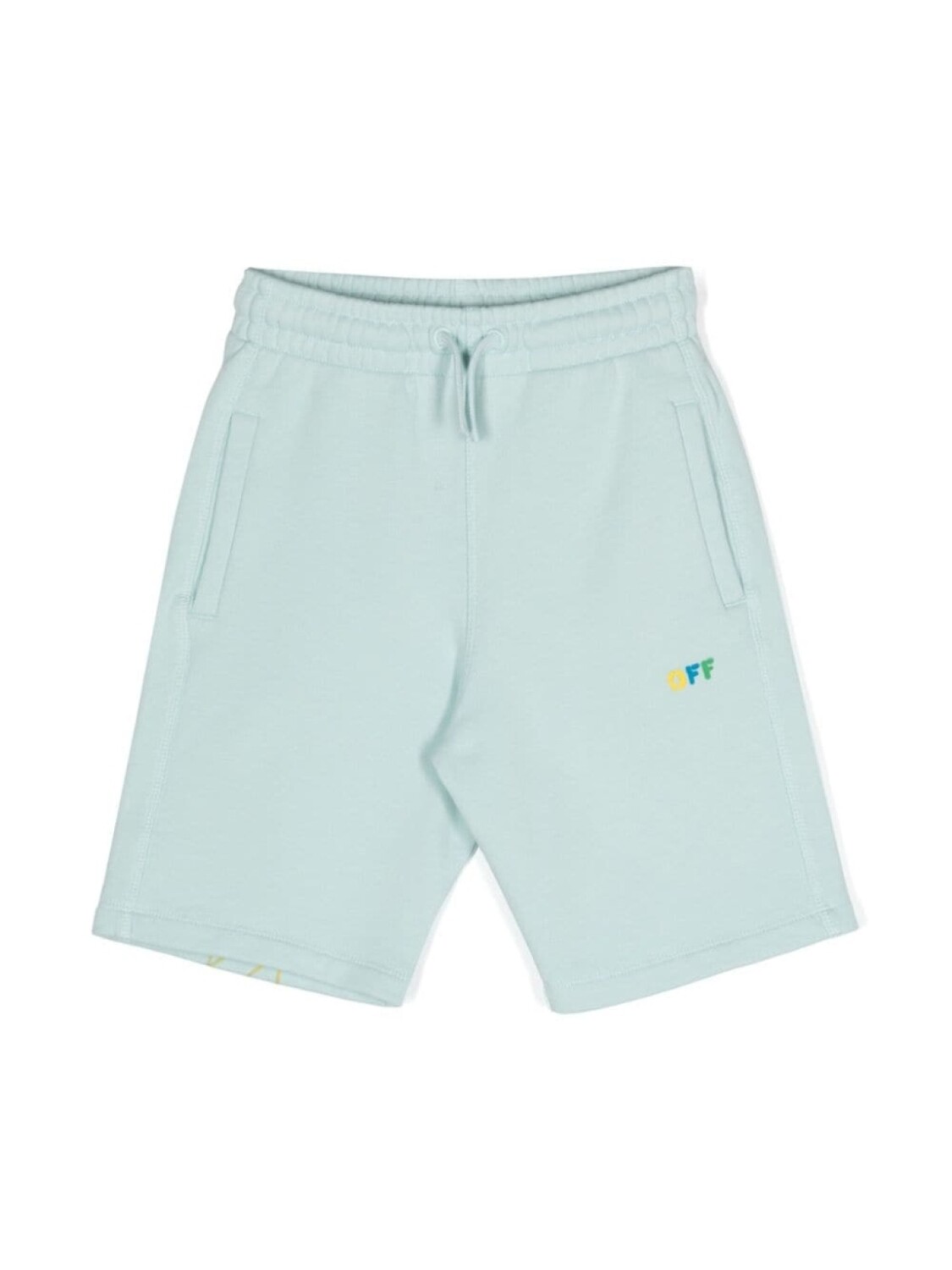 

Off-White Kids спортивные шорты с логотипом, синий