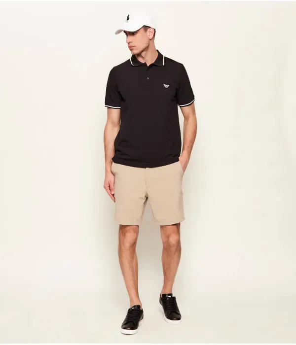 Полюс regular fit Emporio Armani, черный — фото 2
