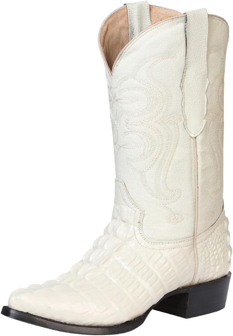 

Мужские вестерн-сапоги El Seor de los Cielos - кожа с принтом из хвоста каймана - бежевые Generic